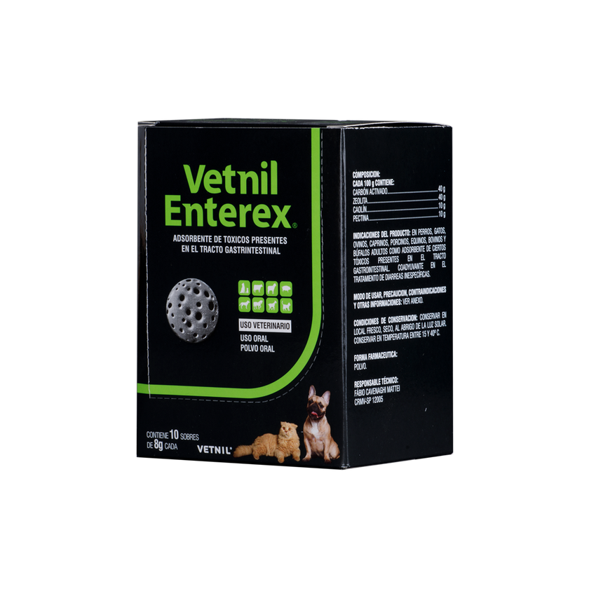 Enterex Absorvente Toxinas para Perros y Gatos