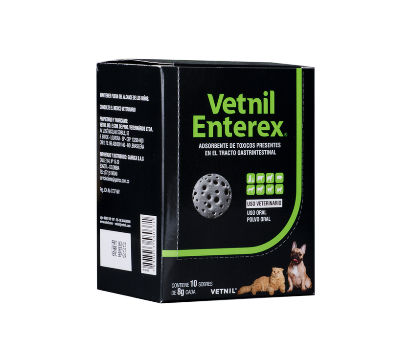 Enterex Absorvente Toxinas para Perros y Gatos