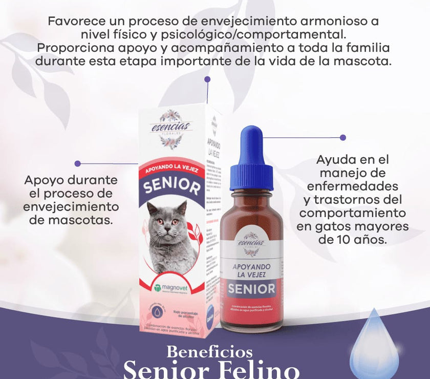 Esencia floral Senior Felino Gotas 30ML
