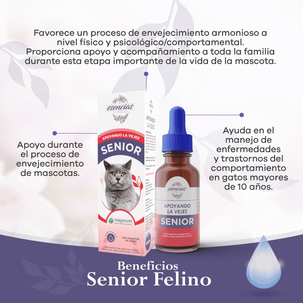 Esencia floral Senior Felino Gotas 30ML