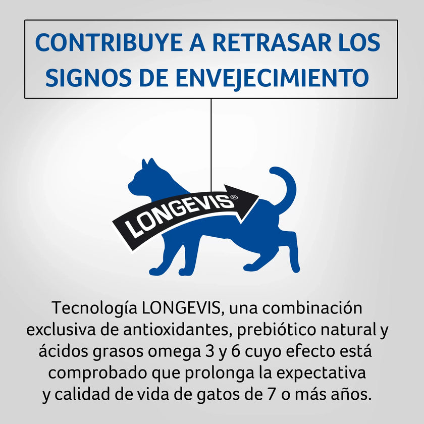 Comida Para Gatos Adultos 7+ Purina  Pro Plan X 3 KG