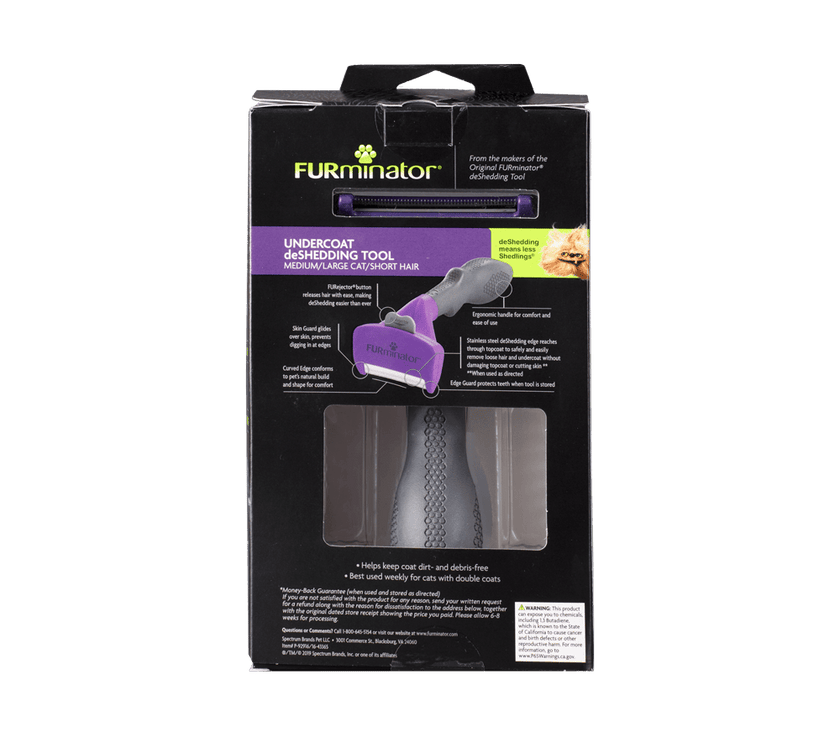 Furminator Desalanador Gato Grande Pelo Corto