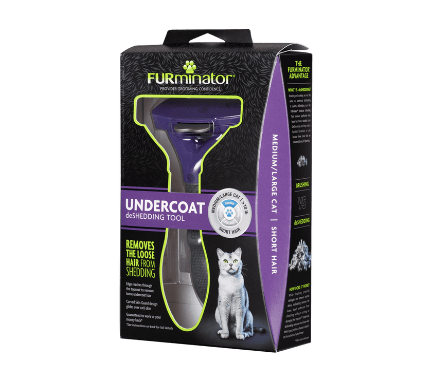 Furminator Desalanador Gato Grande Pelo Corto