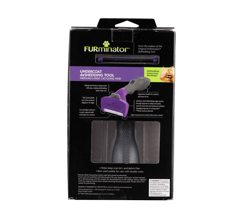 Furminator Desalanador Gato Grande Pelo Largo