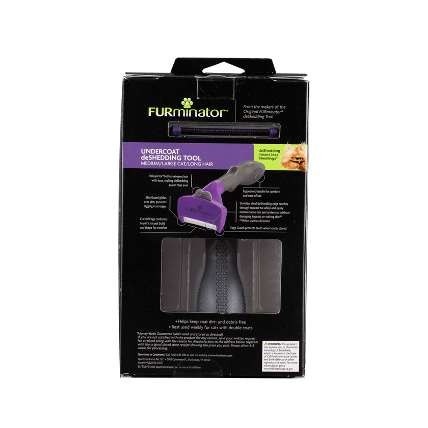 Furminator Desalanador Gato Grande Pelo Largo