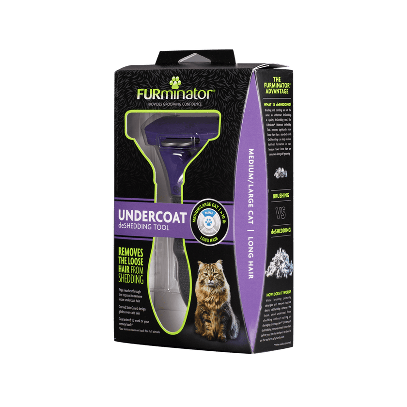 Furminator Desalanador Gato Grande Pelo Largo