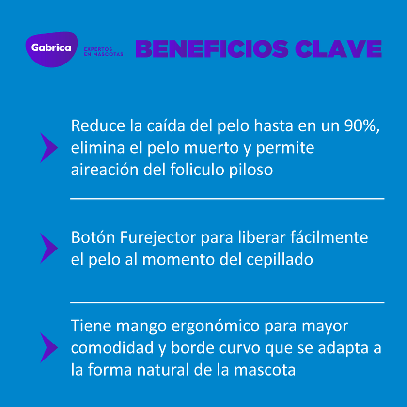 Furminator Desalanador Gato Pequeño Pelo largo