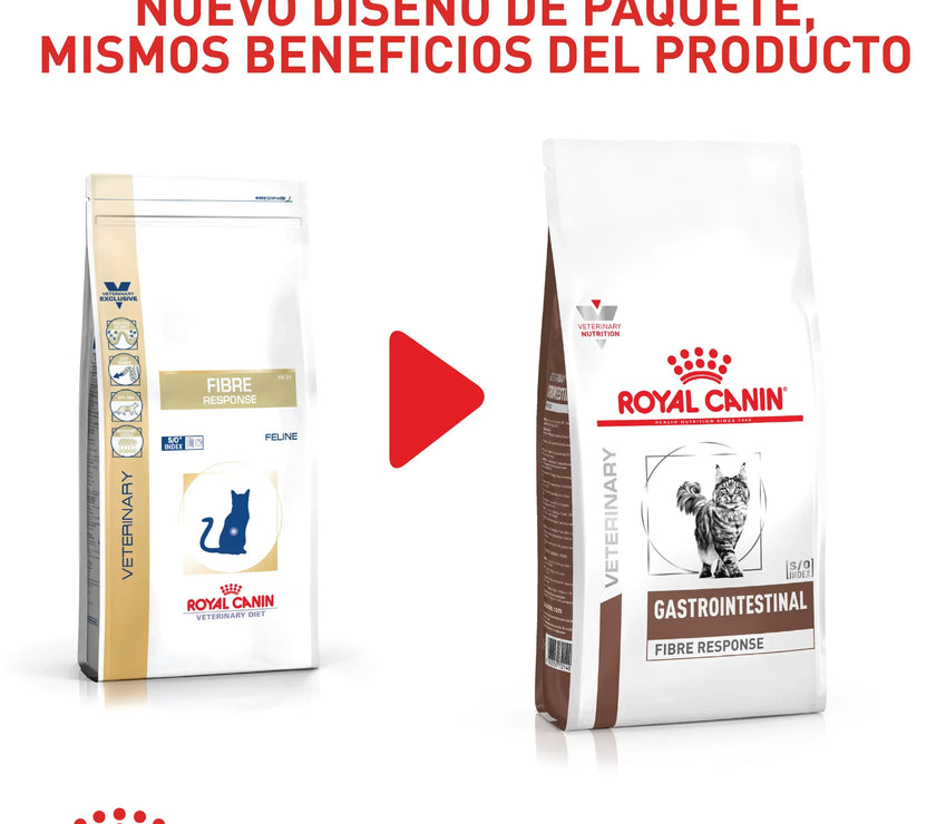 Alimento Royal Canin Vhn Gastrointestinal Fibre Response Felino 2Kg