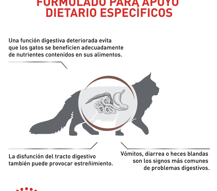 Alimento Royal Canin Vhn Gastrointestinal Fibre Response Felino 2Kg