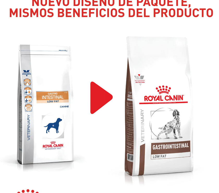 Alimento Royal Canin Vhn Gastrointestinal Low Fat Canino 8 Kg