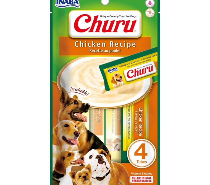 Inaba dog snack Churu 4 piezas pollo 56 gr