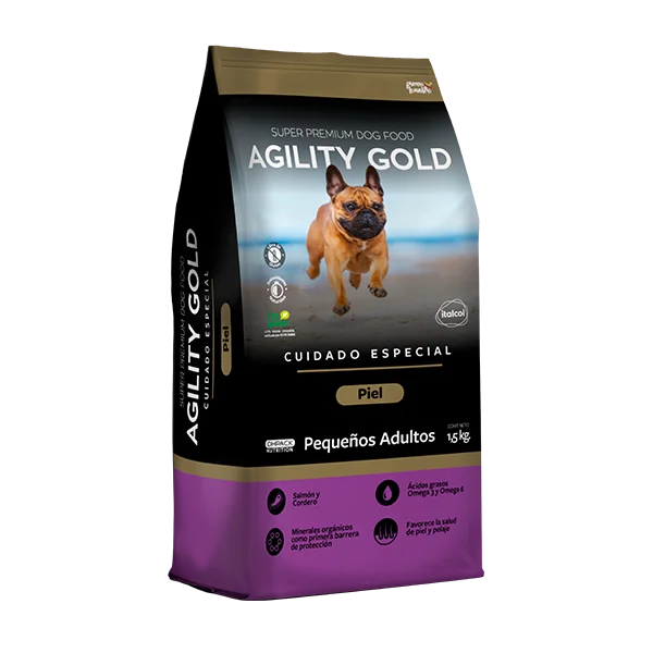 Agility Gold Pequeños Adultos Piel 1.5 kg a 8 kg