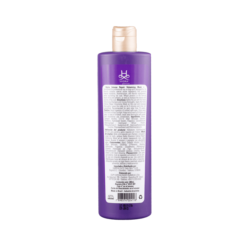 Mascarilla para mascotas Hydra Volumizing Mask 480 ml
