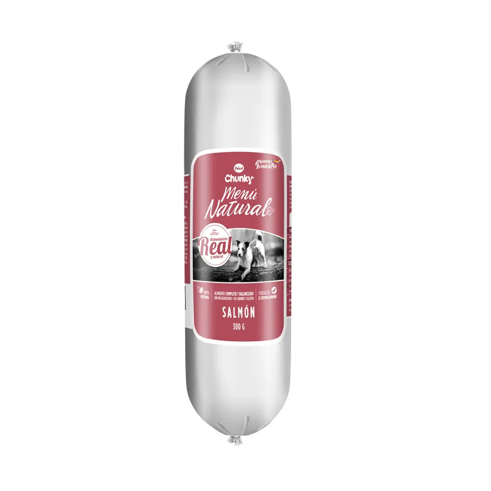 Chunky Menú Natural  Salchichón  Salmón Perros x 300 GR