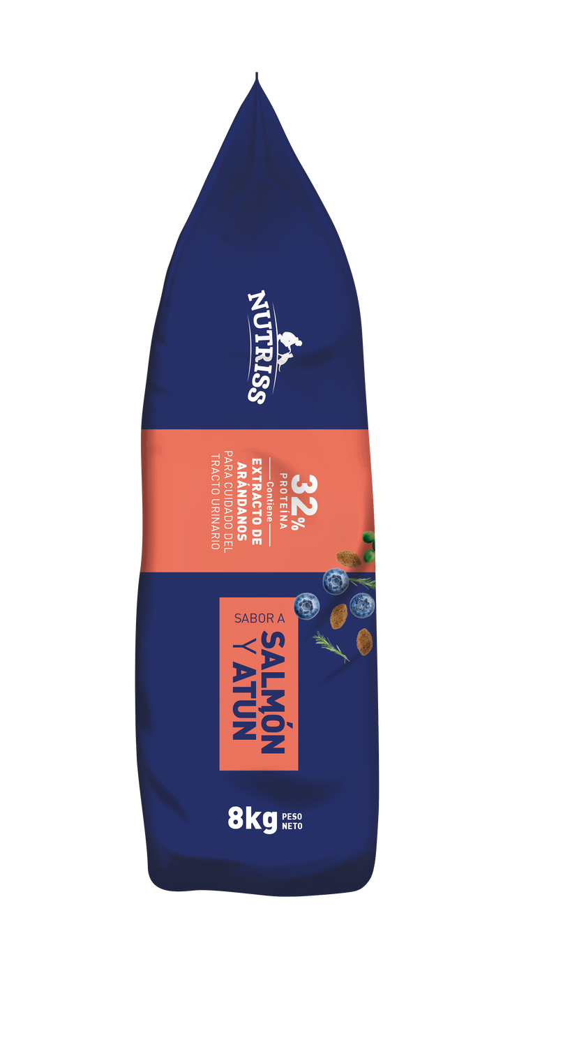 Nutriss Gato Adulto Salmon AtunX 8 KG