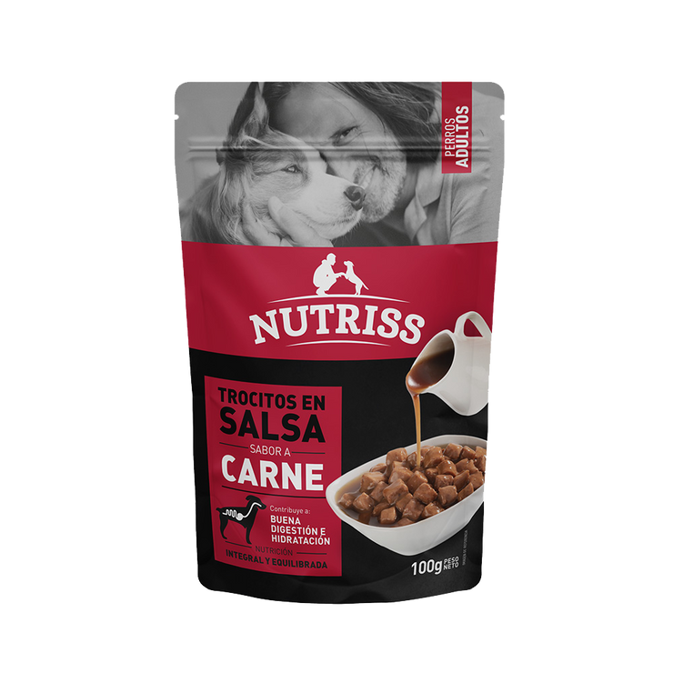 Nutriss Pouch Adulto Salsa Carne  X 100 GR