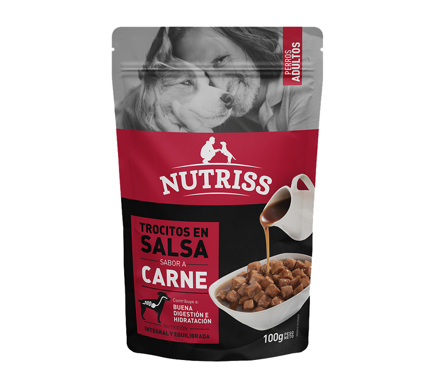 Nutriss Pouch Adulto Salsa Carne  X 100 GR