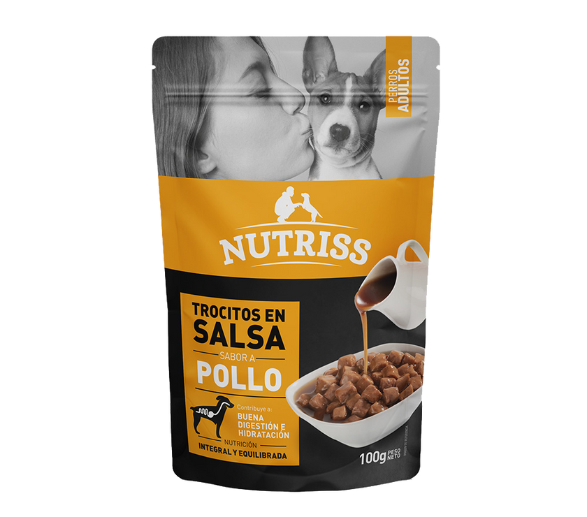 Nutriss Pouch Adulto Salsa Pollo X 100 GR