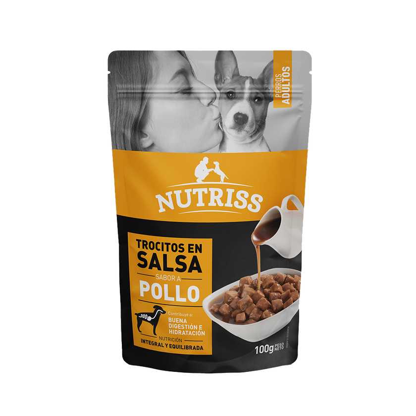 Nutriss Pouch Adulto Salsa Pollo X 100 GR