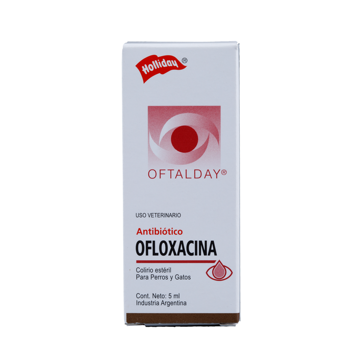 Ofloxacina Colirio Gotas Perros y Gatos 5 ml