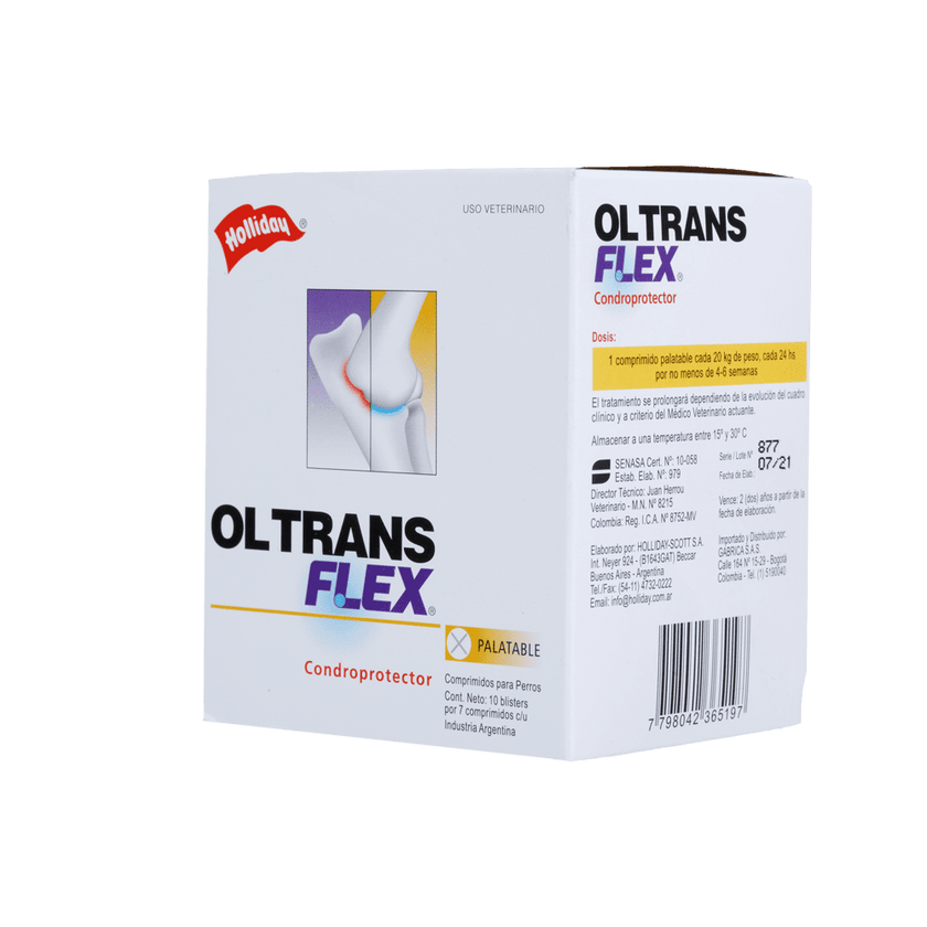 Ol Trans Flex Blister 70 Comprimidos