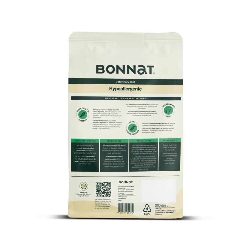 Bonnat Veterinary Diet Canine Hypoallergenic 2 Kg