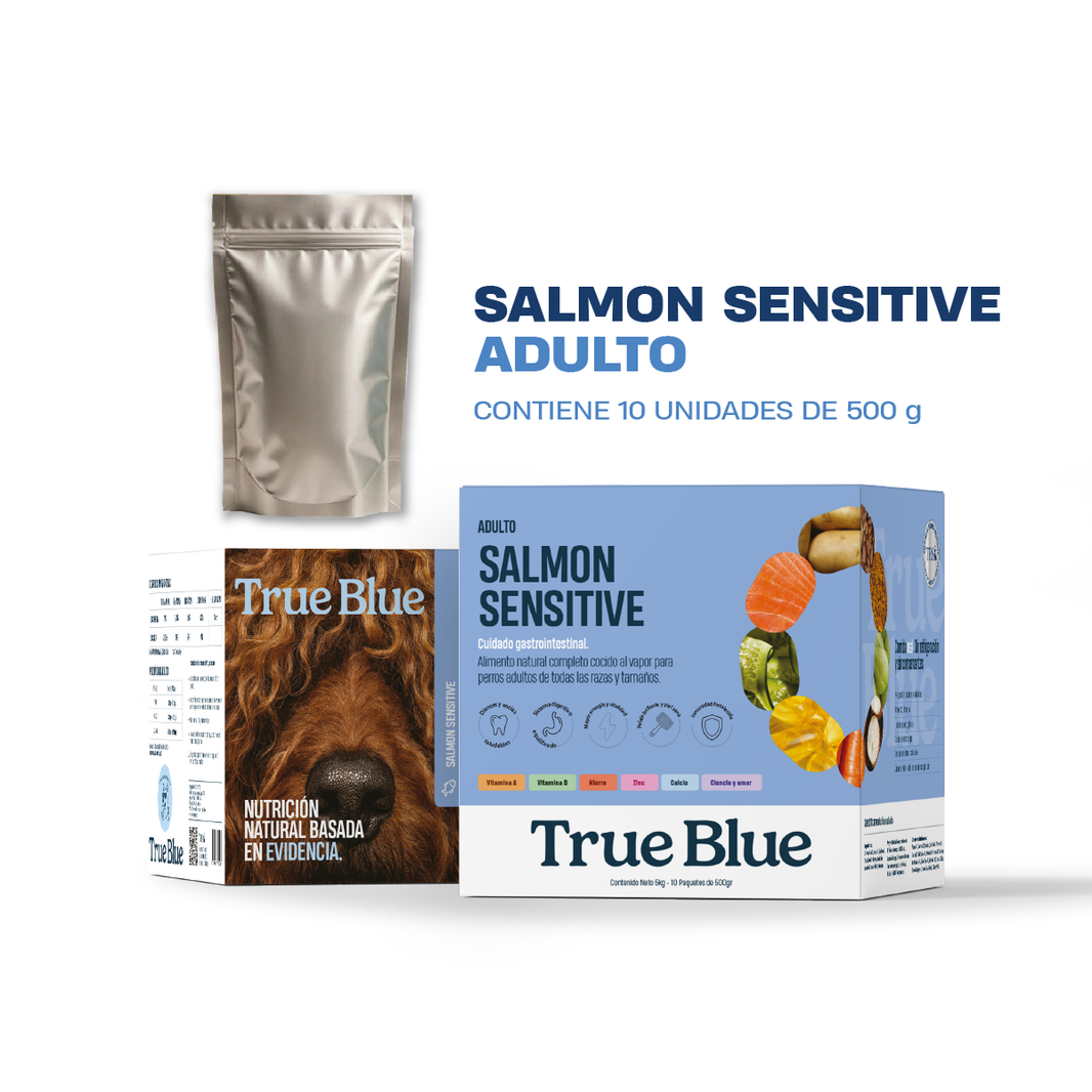 True Blue Salmon Sensitive - Adulto 500 g x 10 (5 kg)