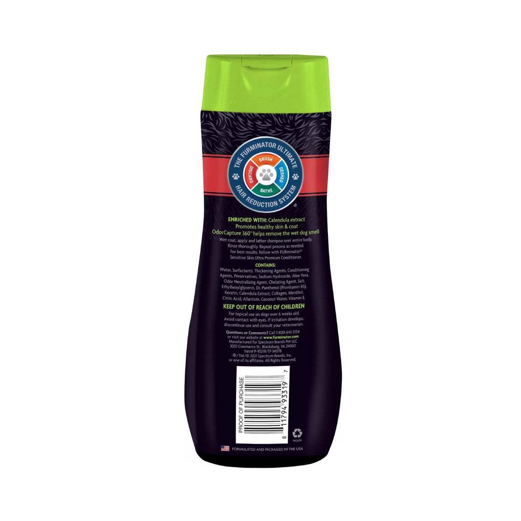 Shampoo Furminator ultra premium para la picazón 473ML
