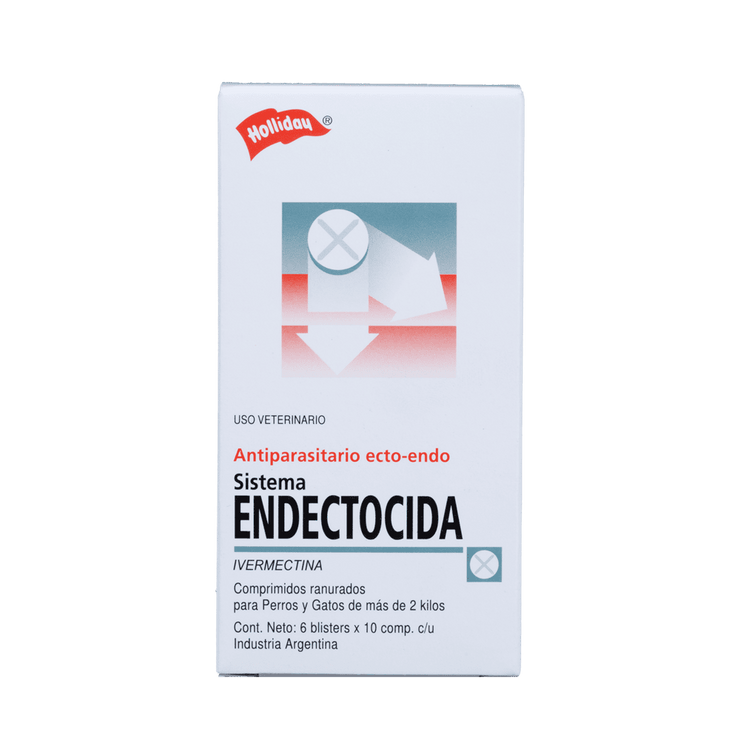 Desparasitante Externo Sistema endectocida para Gatos 60 comprimidos