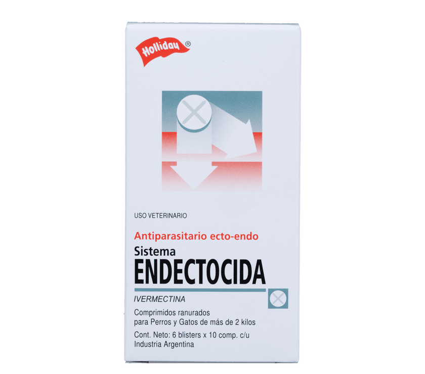 Desparasitante Externo Sistema endectocida para Gatos 60 comprimidos