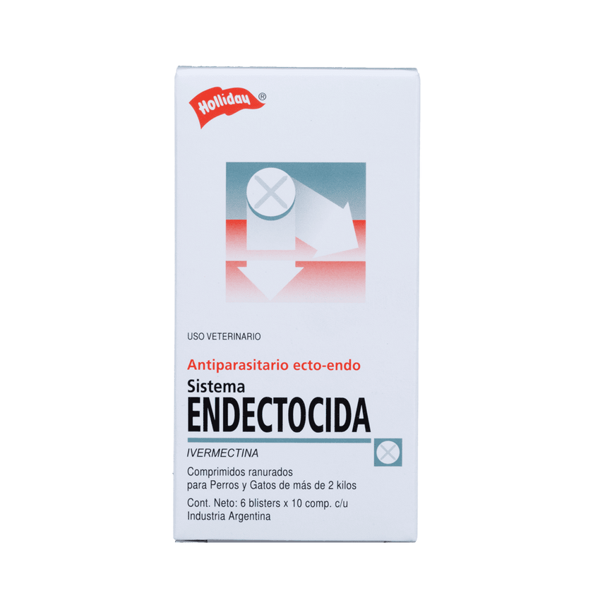 Desparasitante Externo Sistema endectocida para Gatos 60 comprimidos
