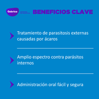 Desparasitante Externo Sistema endectocida para Gatos 60 comprimidos