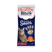 Snack Cremoso para Gato Healthy Bites sabor Camarón 56 gr sobre por 4 unidades