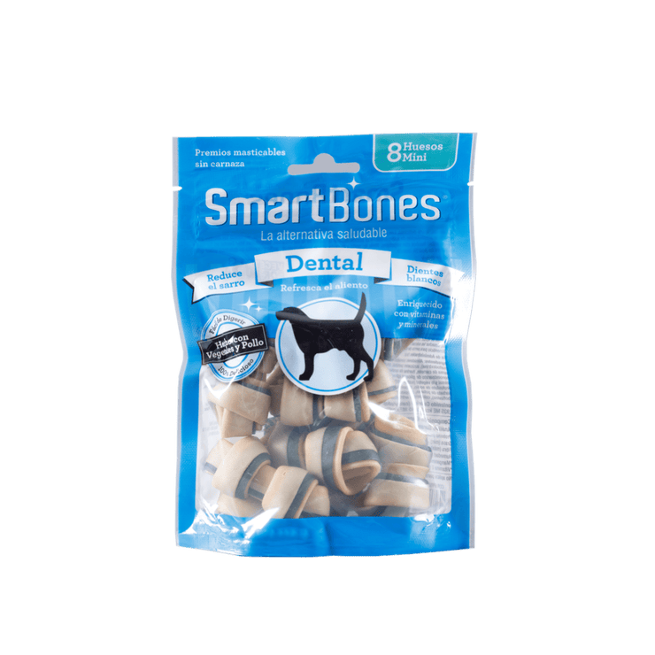 Snack para perro pequeño Smartbones dental 8 Und
