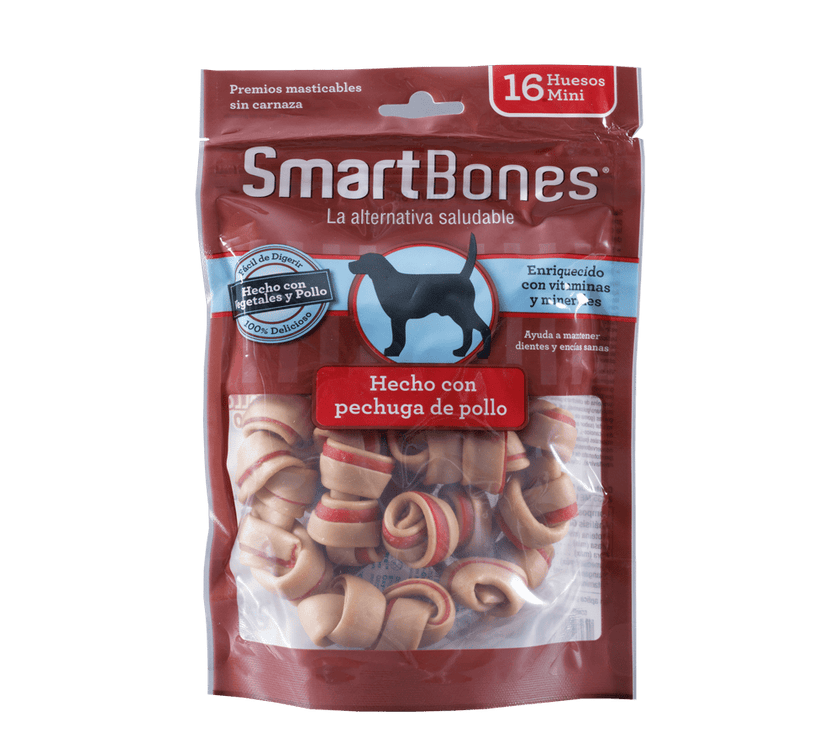 Snack para perros pequeños Smartbones Pollo