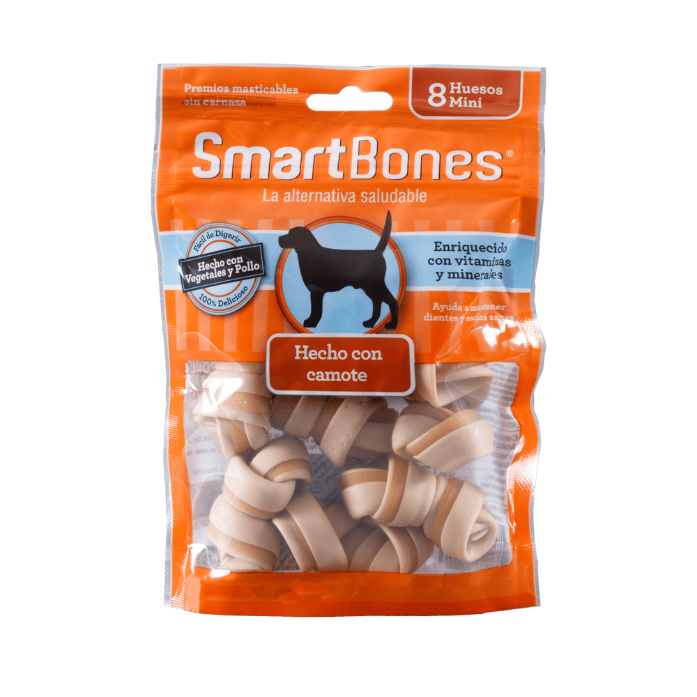 Snack Para Perro Smartbone Sweet Potato Mini 8 Pk