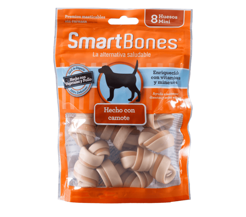 Snack Para Perro Smartbone Sweet Potato Mini 8 Pk