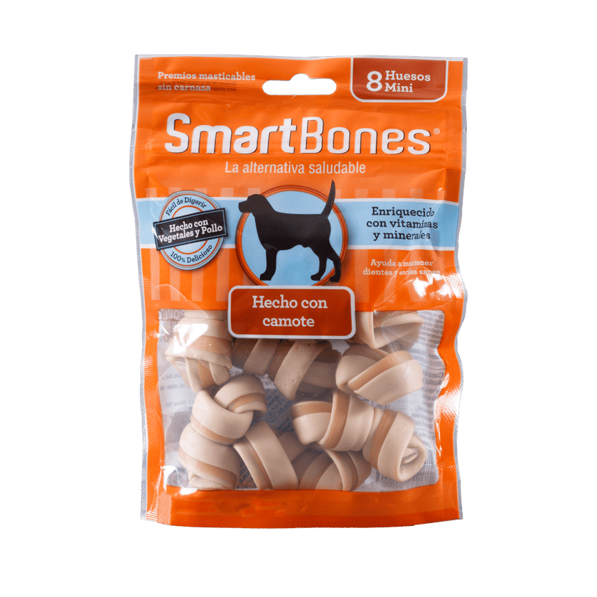 Snack Para Perro Smartbone Sweet Potato Mini 8 Pk