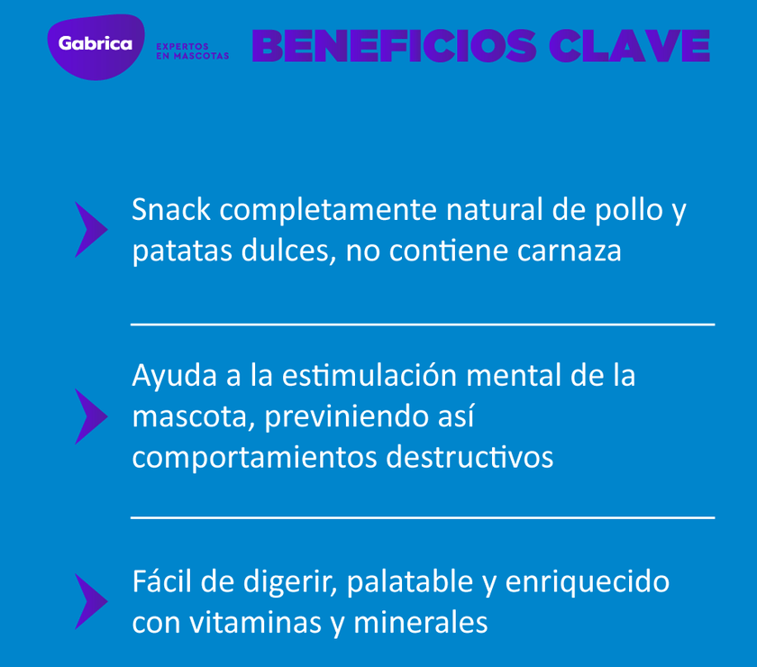 Snack para perros pequeños Smartbones Sweet Potato 3 Und