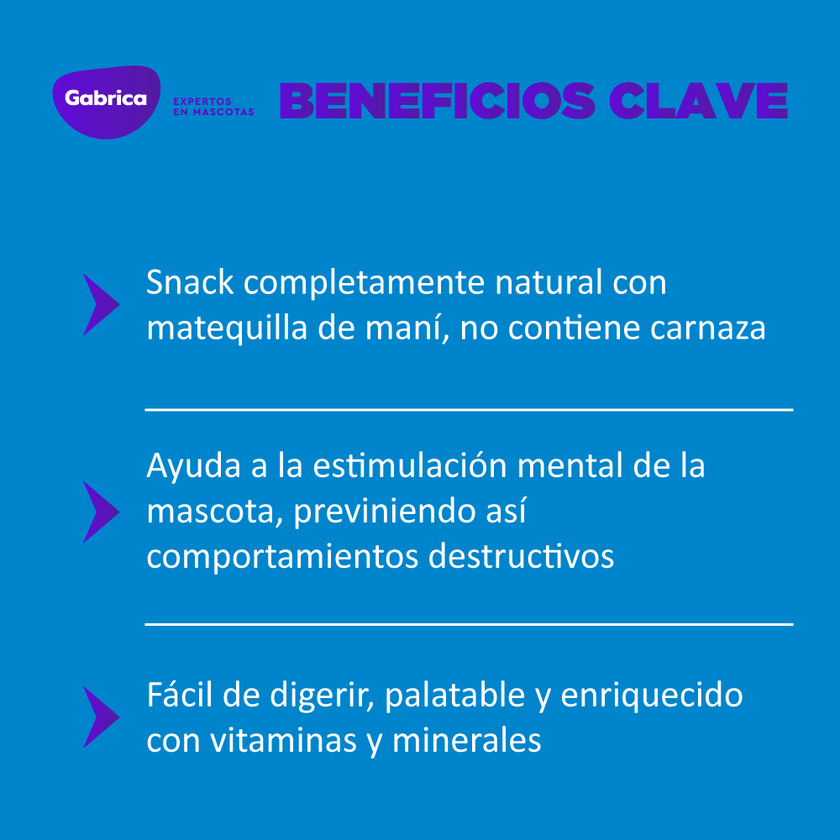 Snack para perro Smartsticks Mantequilla de Maní 5 Und