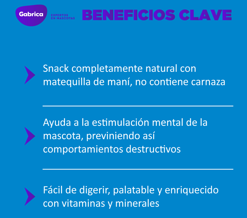 Snack para perros pequeños Smartbones Mantequilla de Mani Paquete 3 Und