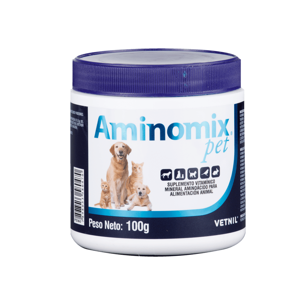 Suplemento Aminomix Pet para Perro y Gato 100G