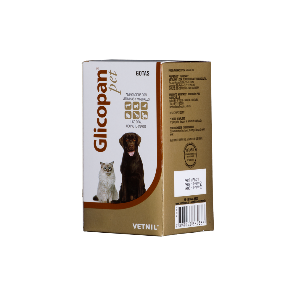 Suplemento Glicopan Para Perro Y Gato