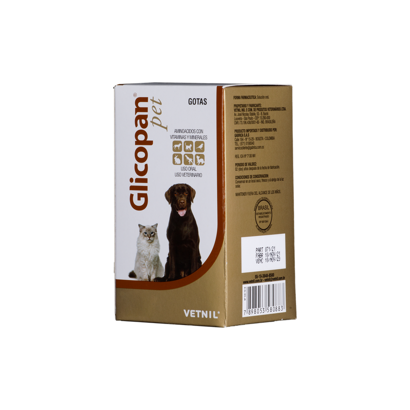 Suplemento Glicopan Para Perro Y Gato