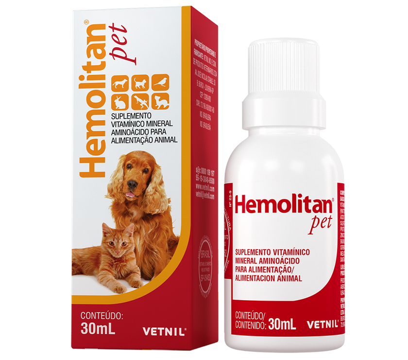 Suplemento Hemolitan Para Perro Y Gato
