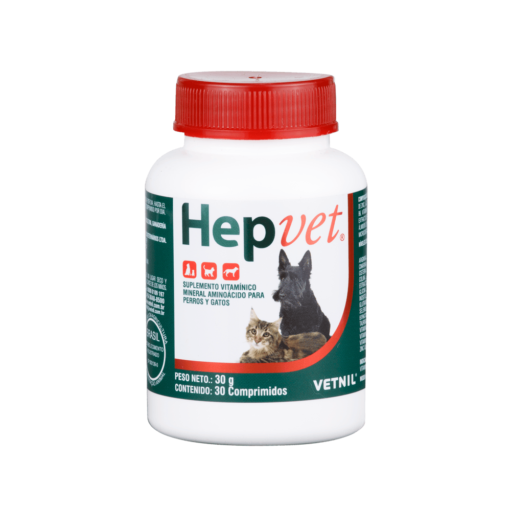 Suplemento Hevpet 30 comprimidos