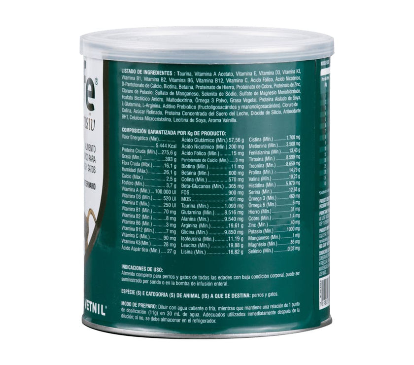 Suplemento para Perro y Gato Nutralife intensiv 300GRM