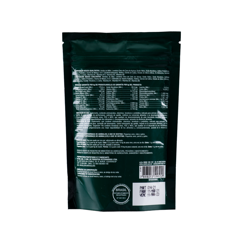 Suplemento Organew para Perro y Gato Polvo 100G
