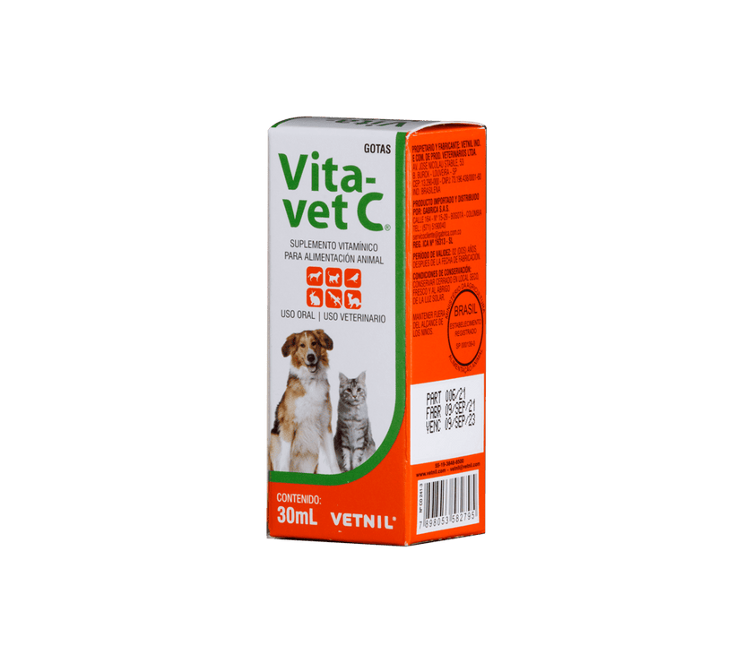 Suplemento Vita-Vet C para Perros y Gatos 30ML