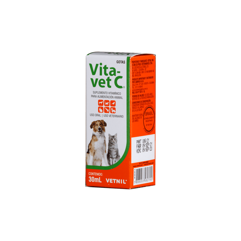 Suplemento Vita-Vet C para Perros y Gatos 30ML